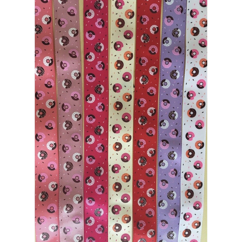 Grosgrain Ribbon Donuts 35 Yard 1"-Inch-Wide Craft Supplies Bows Party Fiesta